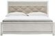Signature Design by Ashley® Altyra White King Upholstered Panel Bed-1