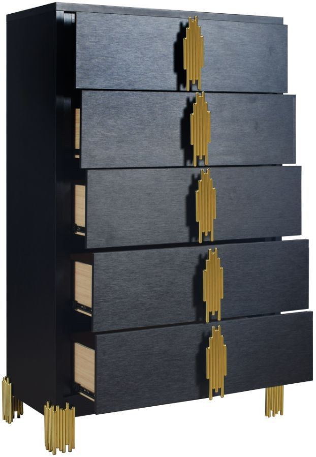 New Classic® Home Furnishings Empire Black Chest-3