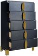 New Classic® Home Furnishings Empire Black Chest-3