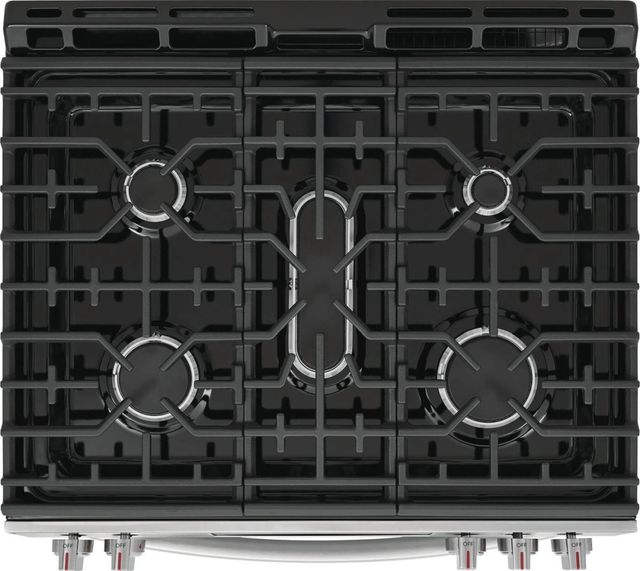 Frigidaire Gallery® 30'' Smudge-Proof® Stainless Steel Slide-In Gas Range with Stone-Baked Pizza-2