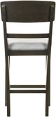 Crown Mark Oakly 5-Piece Baked Brown/Charcoal Counter Height Dining Set-5
