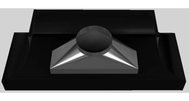 Vent-A-Hood® Designer Series 66" Black Wall Mounted Range Hood-2