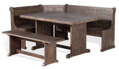 Sunny Designs™ Homestead Tobacco Leaf Breakfast Nook Set | Phillips Home  Furnishings