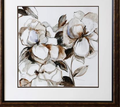 StyleCraft Sketch Floral I Wall Art-1