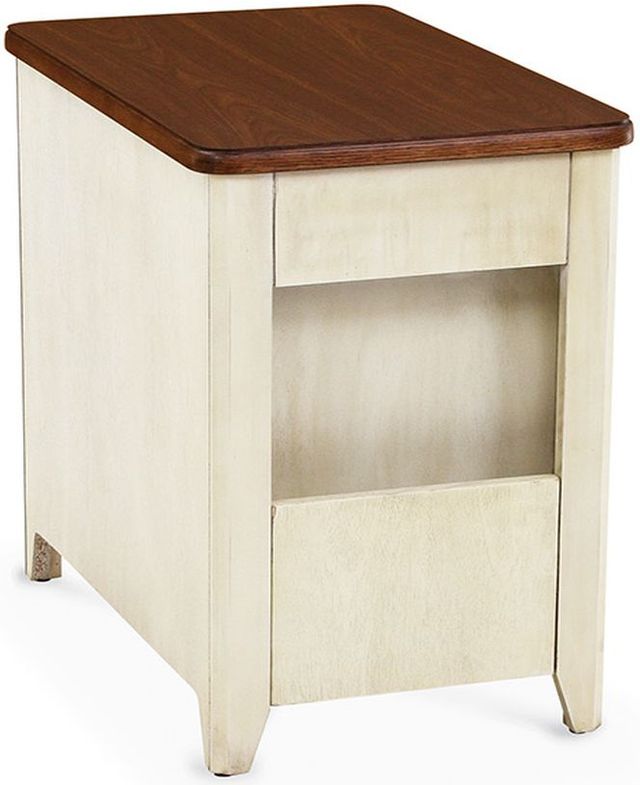 Peters-Revington™ Casual Choices™ Walnut Chairside Table with Pistachio Base-1