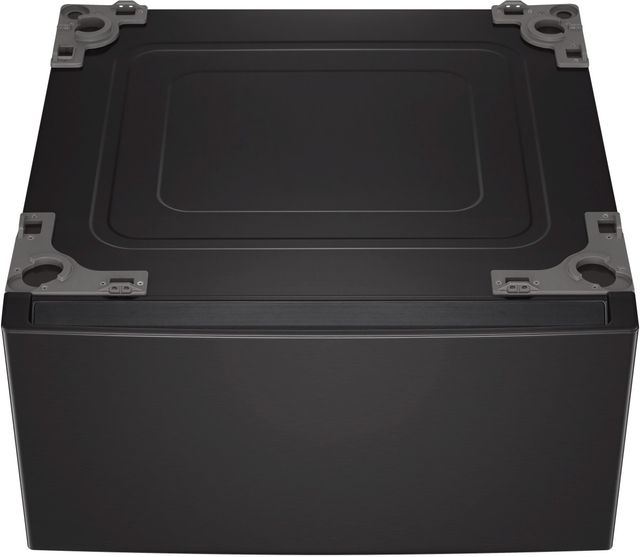 FLOOR MODEL LG 27" Black Steel Pedestal Storage Drawer-0