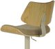 Armen Living Leland 3-Piece Oak/Vintage Taupe Barstool Set-5