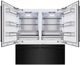 ZLINE 72" 39.6 Cu. Ft. Black Stainless Steel Built-In French Door Refrigerator with Water Dispensers and Ice Makers-3