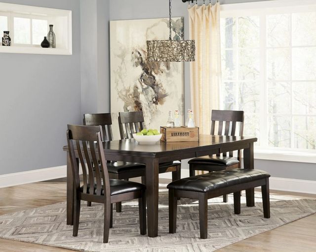 Signature Design by Ashley® Haddigan Dark Brown Dining Bench-6