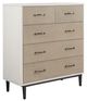 Bernards Trilogy Beige/Vanilla 5-Drawer Chest-0