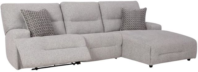 Signature Design by Ashley® Acklen Place 3-Piece Pewter Right-Arm Facing Power Reclining Sectional and Chaise-1