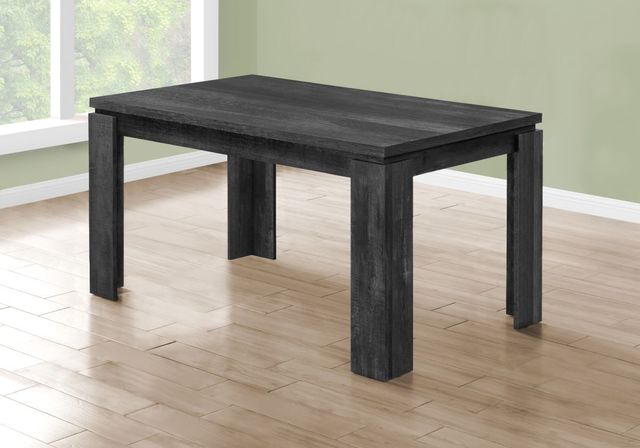 Monarch Specialties Inc. Black Reclaimed Dining Table-3