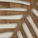 Olliix by Madison Park Birch Palms 2 Piece Dark Brown Carved Wall Panel Set-2