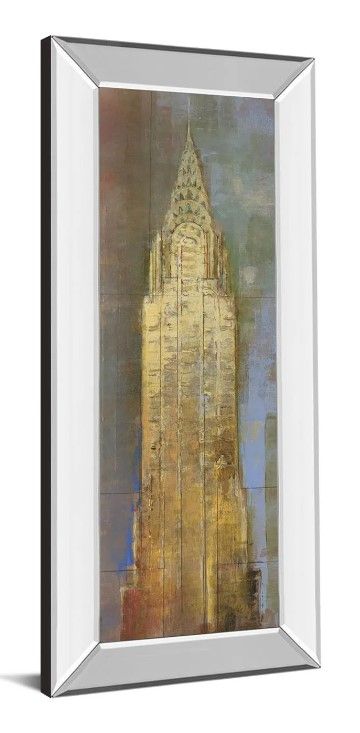 Classy Art Chrysler by Longo Mirrored Frame Wall Art-1