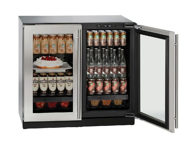 U-Line® Modular 3000 Series 36" 6.9 Cu. Ft. Stainless Steel Beverage Center-1