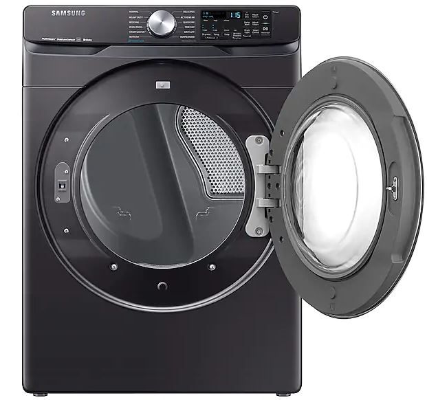 Samsung 7.5 Cu. Ft. Fingerprint Resistant Black Stainless Steel Front Load Electric Dryer-3