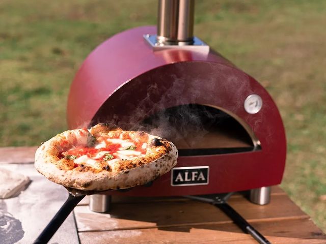 Alfa Moderno Antique Red Pizza Oven -3