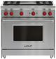 Wolf® 36" Stainless Steel Pro Style Gas Range-0