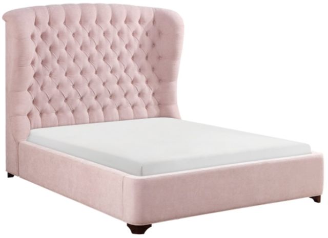 Homelegance® Cameo Pink California King Panel Bed-0