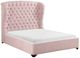 Homelegance® Cameo Pink California King Panel Bed-0
