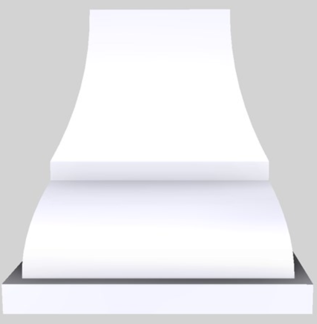 Vent-A-Hood® Designer Series 48" White Island Range Hood-1