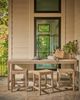 Universal Explore Home™ Coastal Living Outdoor Saratoga Warm Weathered Wooden Counter Stool-1