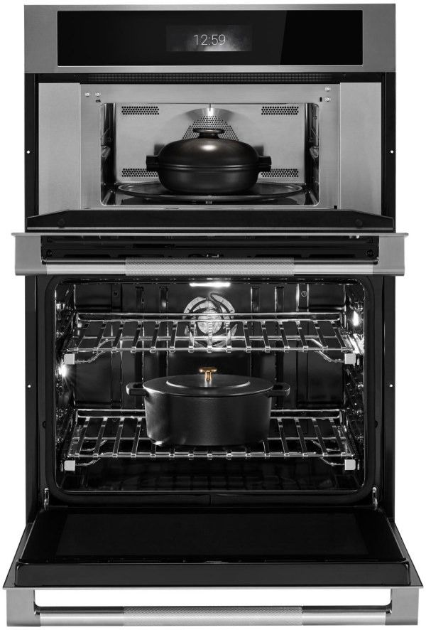 Jennair® RISE™ 30" Stainless Steel Oven/Micro Combo Electric Wall Oven with V2™ Vertical Dual-Fan True Convection with Advanced Temperature Precision-4