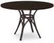 Amisco Customizable Kai Round Table with 48" Birch Veneer Table Top-0