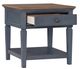 Legends Home Americana Whiskey End Table with Blue Base-3