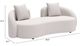 Zuo® Modern Sunny Isles Beige Fabric Outdoor Loveseat-5