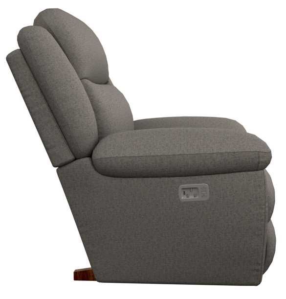 La-Z-Boy® Joel Pewter Power Rocking Recliner with Headrest and Lumbar-2