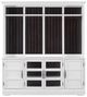Parker House® Shoreham Effortless White 76" TV Console with Hutch-3