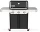 Weber® Genesis E-315 3-Burner Black Freestanding Liquid Propane Grill-0