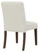 Fairfield® Customizable Entree Dining Straight Short Back Armless Stack Side Chair with Tobacco Legs-3