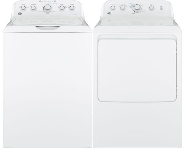 GE® White Laundry Pair-0