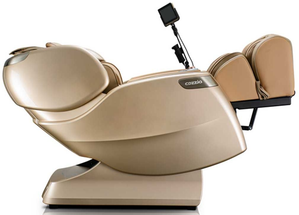 Cozzia® Qi™ XE Pro Champagne Power Massage Chair | Darby's
