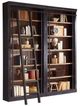 Martin Furniture Toulouse 2-Piece Aged Ebony Bookcase-0