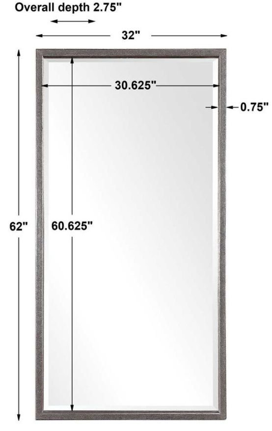 Uttermost® Gabelle Metallic Silver Mirror-2