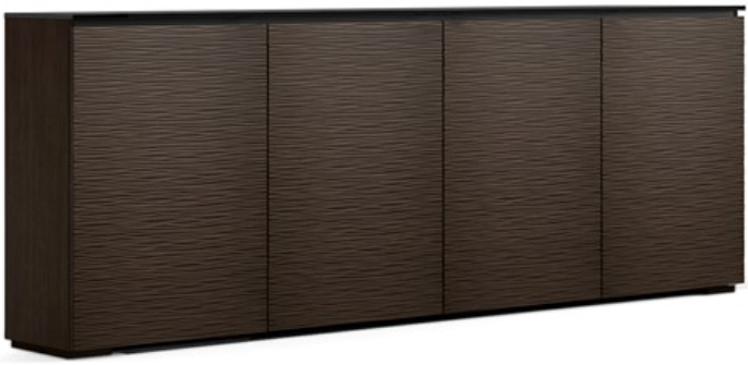 Salamander Designs Chameleon Low Profile 347 With TV Mount Wengé Speaker Integrated Cabinet - Thumbnail 2