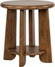 Magnussen Home® Tanner Tawny Brown Round End Table-0