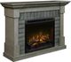 Dimplex® Royce Smoke Stack Grey Mantel Electric Fireplace-1