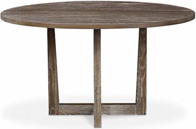 Bassett® Furniture Customizable BenchMade Liam 60" Oak Round Table-1