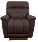 La-Z-Boy® Fulton Walnut Leather Power Rocking Recliner with Headrest and Lumbar-1