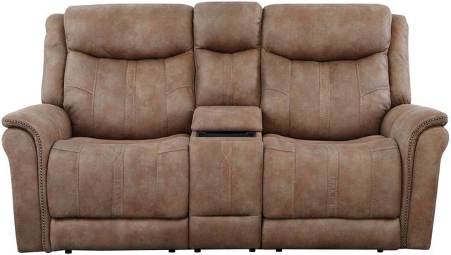 Steve Silver Co. Morrison Camel Power Reclining Loveseat-1