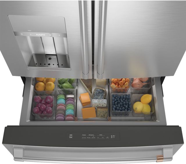 Café™ 36 in.  27.8 Cu. Ft. Stainless Steel 4-Door French Door Refrigerator-7