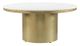 Zuo Modern Daschanelle White Coffee Table with Brass Base -0