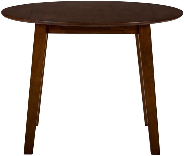 Jofran Inc. Simplicity Caramel Round Dropleaf Table-2