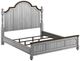 Flexsteel® Plymouth® Distressed Graywash California King Panel Bed-1