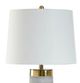 Stylecraft Sundisk Gold/Matte Grey Table Lamp -1
