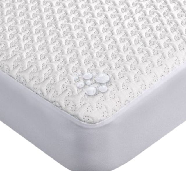 BEDGEAR® Ver-Tex® Silver/White Crib Mattress Protector-3